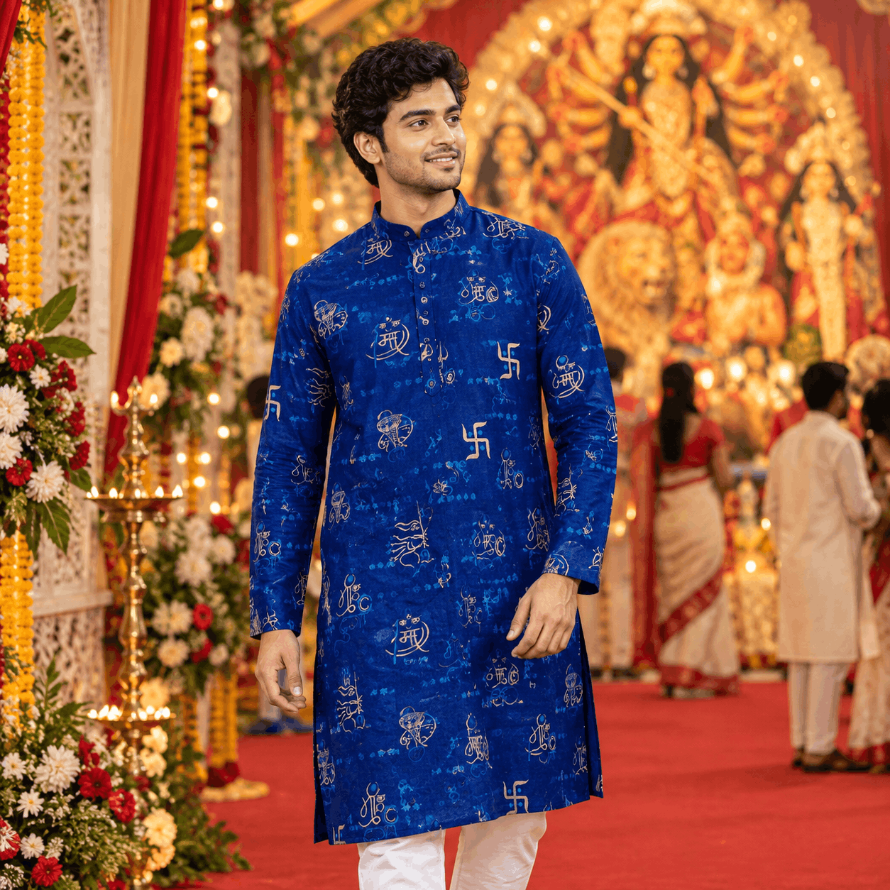 পুজার পাঞ্জাবি লুক